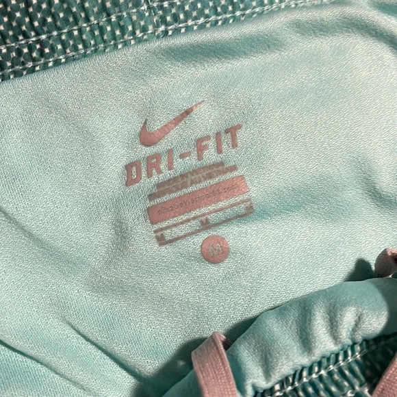 NIKE LINED ATHLETIC SHORTS TEAL TURQOISE MEDIUM - Picture 4 of 5